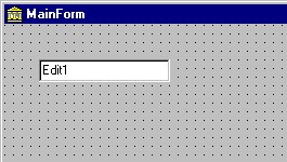 Your main form should look like this